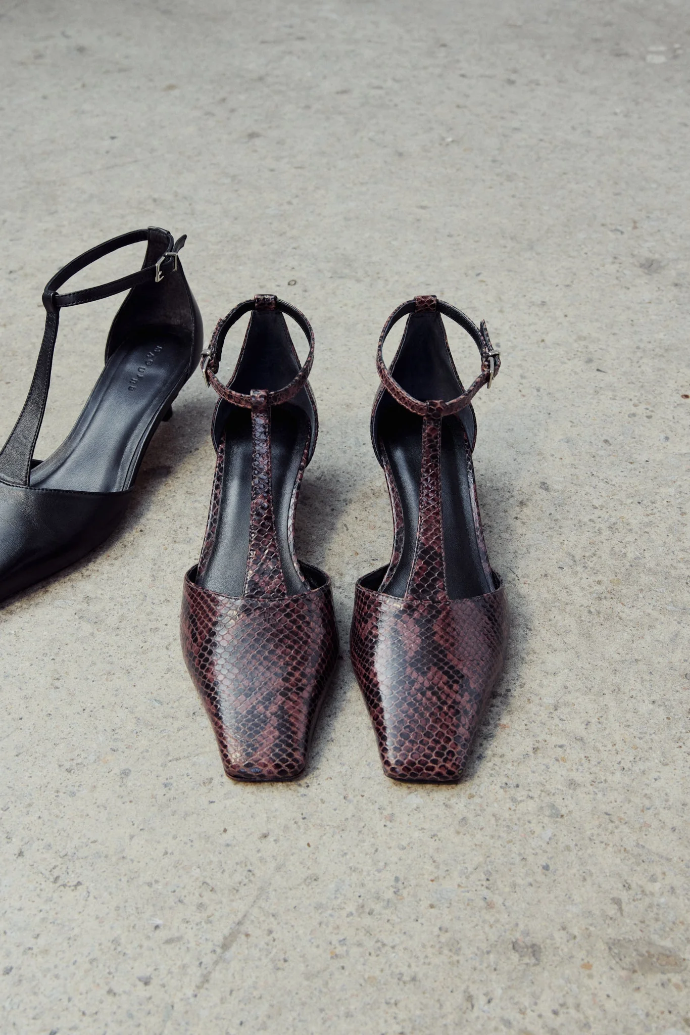 Almada Brown Snake Pump - Image 4