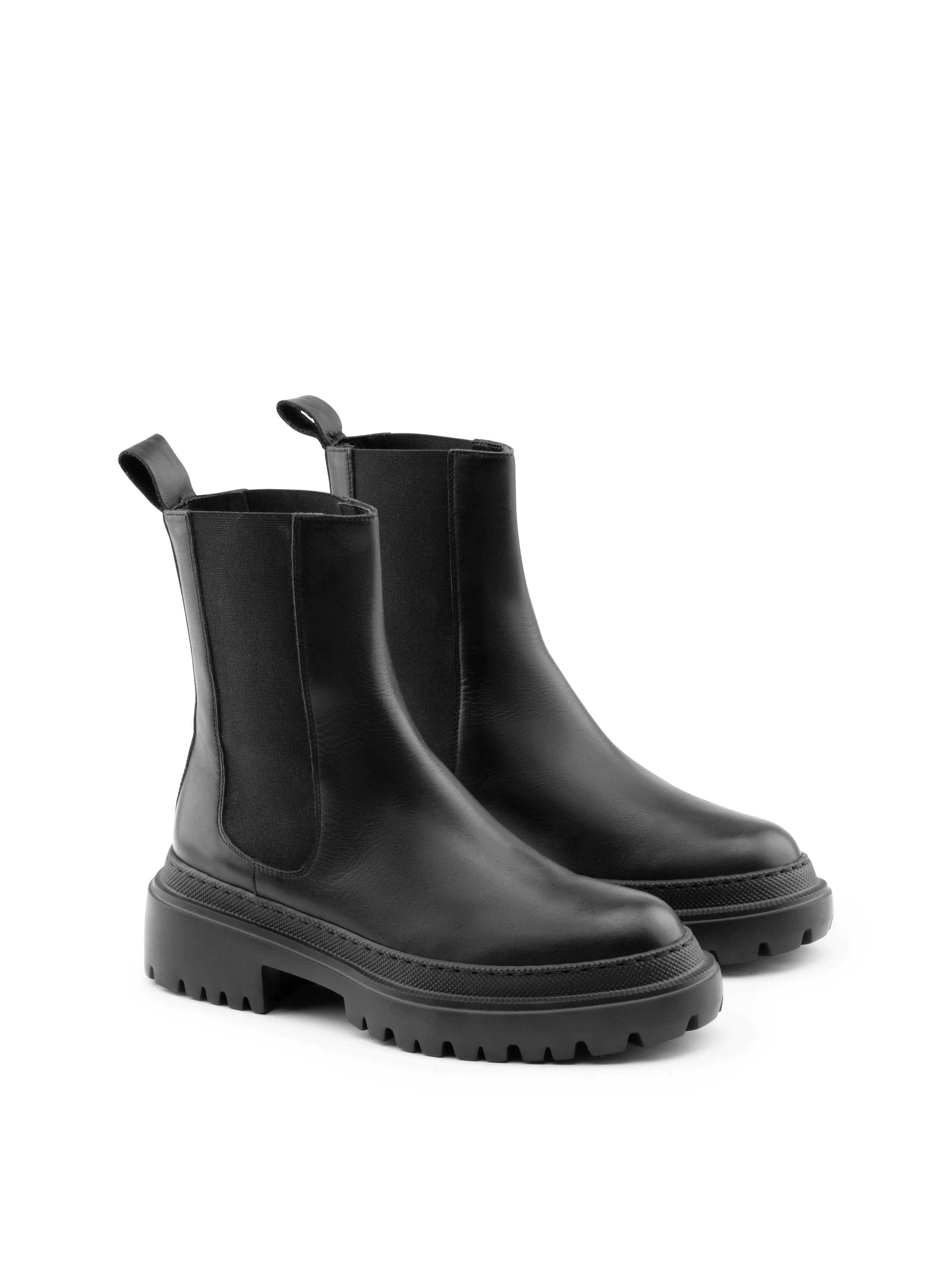 Corticella Black Leather Unlined Boot - Image 3