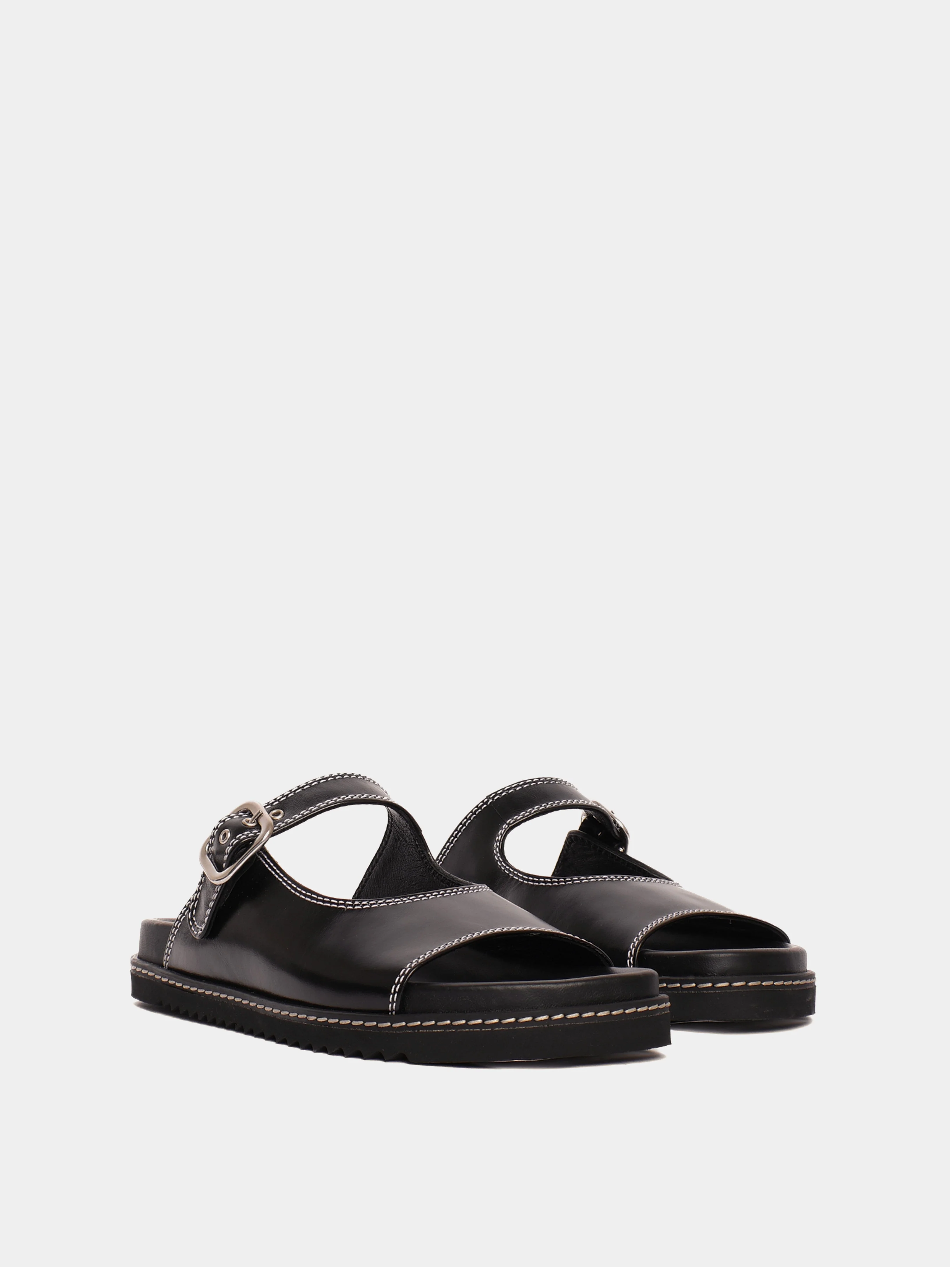 Madeira Black Sandal - Image 3