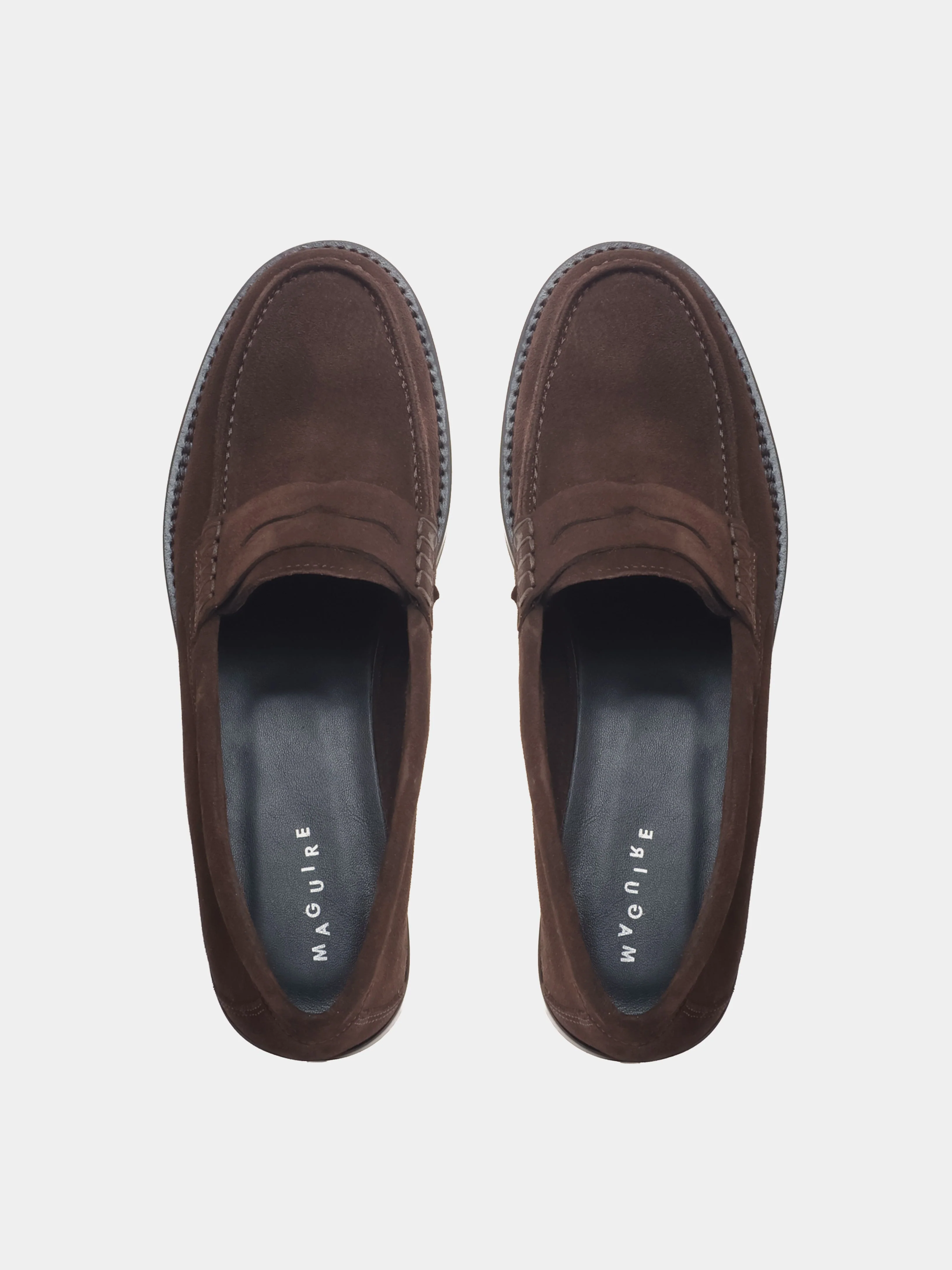 Napoli Brown Suede Loafer - Image 4