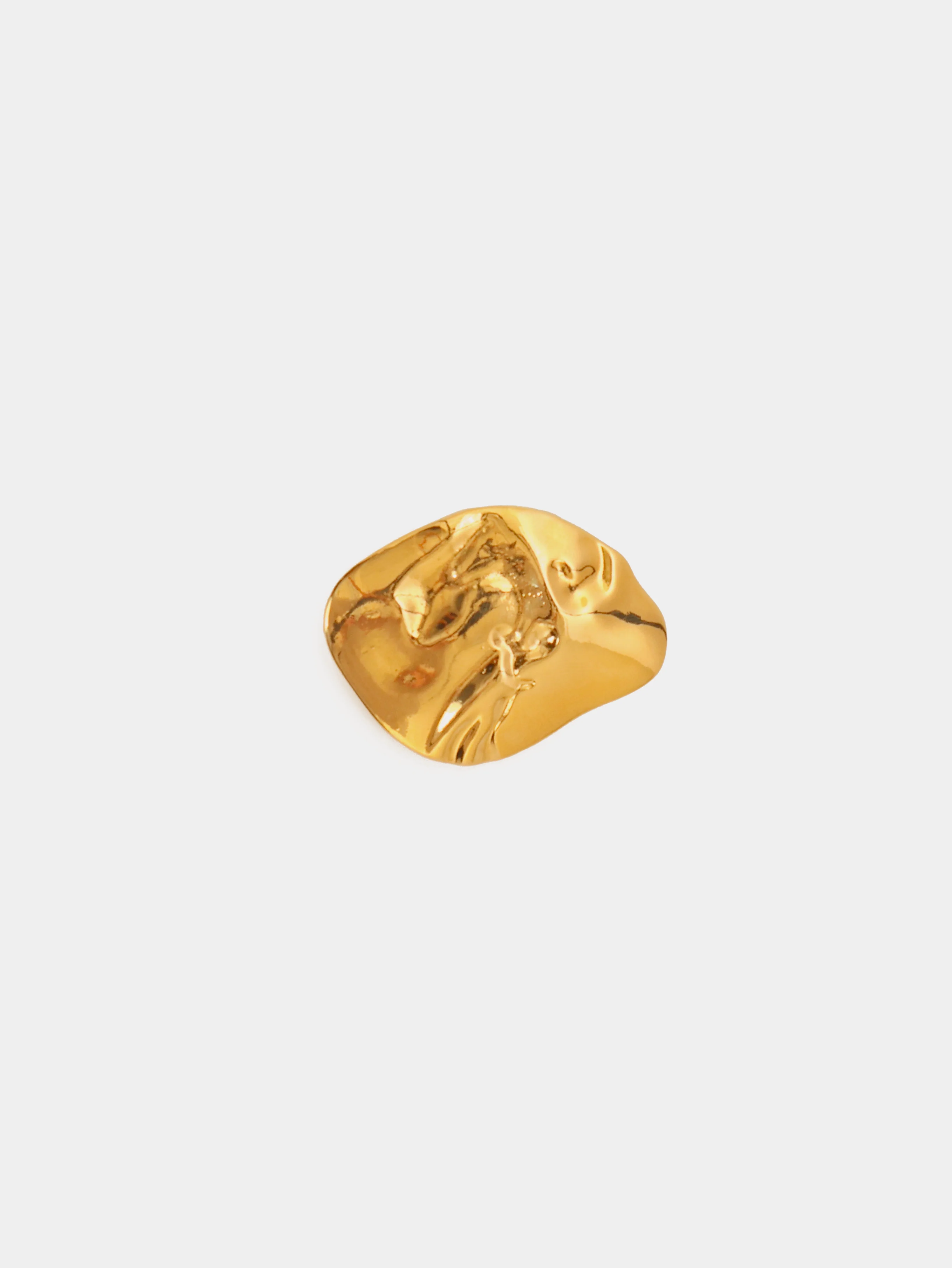 Oval Clip Gold