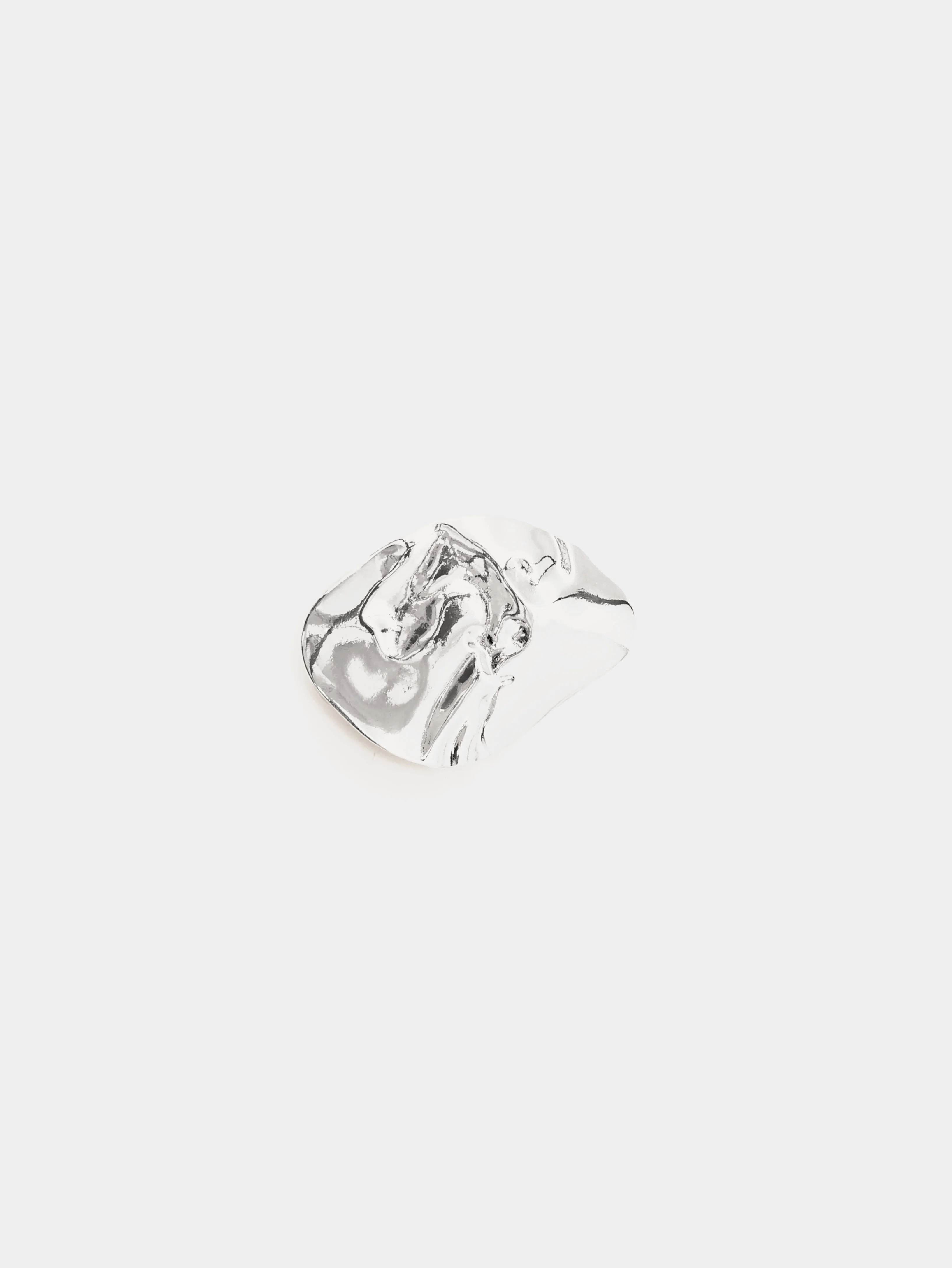 Oval Clip Silver